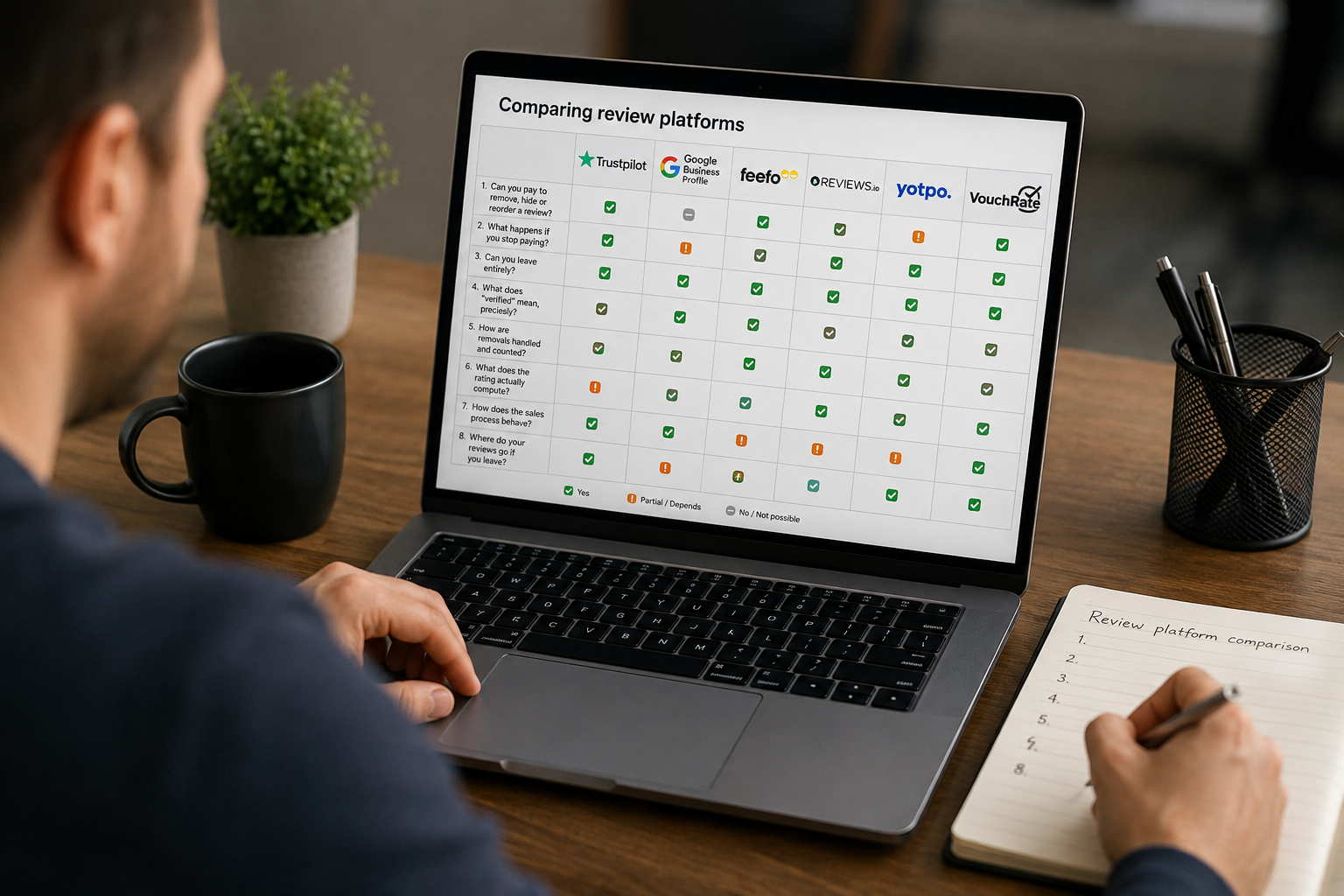 Review Alternatives